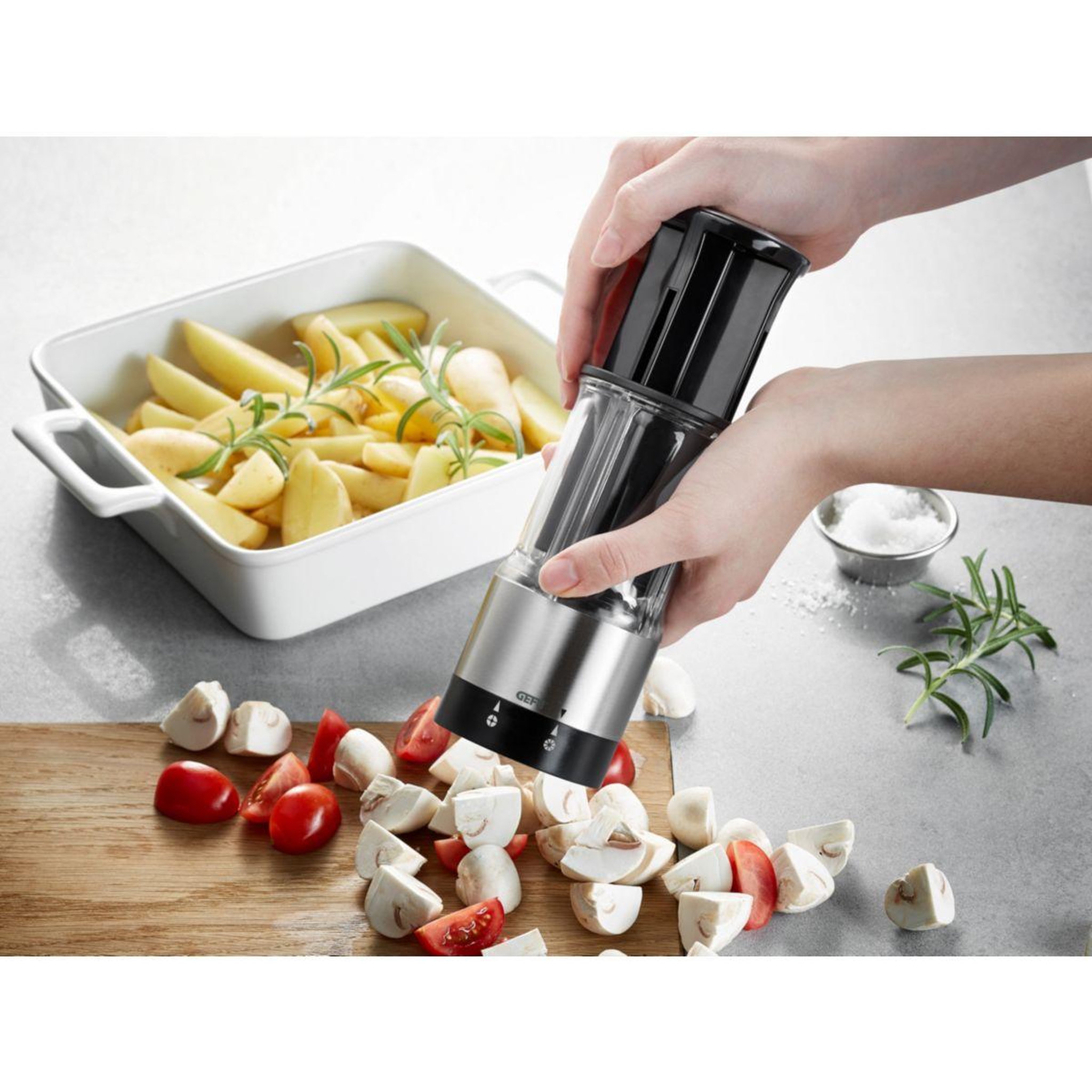 Voir la diapositive 3 : GEFU Coupe légumes et fruits FLEXICUT