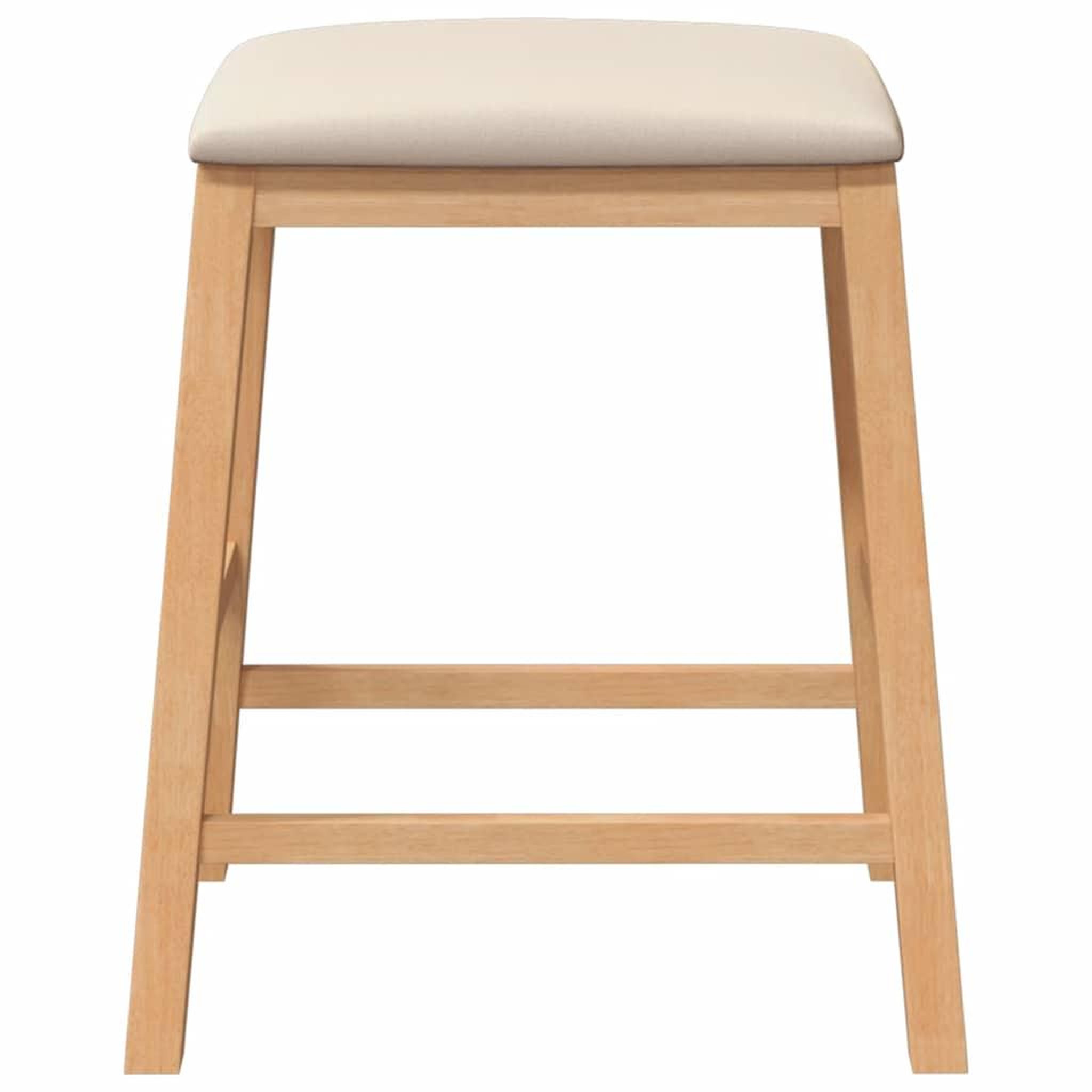 Voir la diapositive 5 : VIDAXL chaises de bar avec coussins 2 pcs bois massif d'hevea