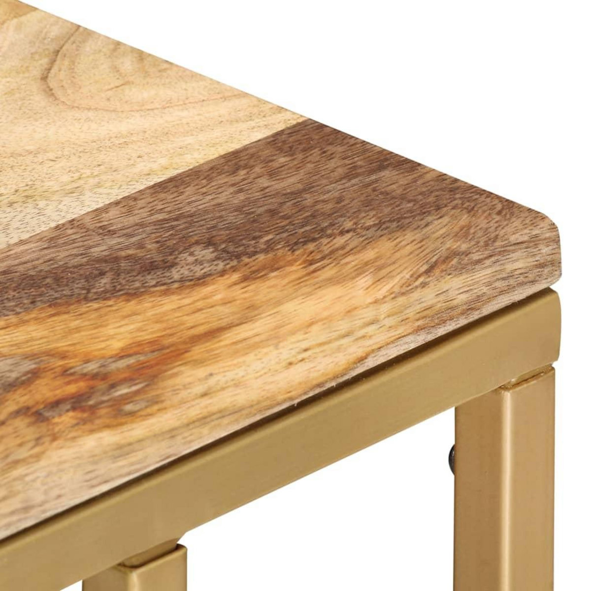 VIDAXL Table d'appoint 35x45x65 cm bois de manguier massif