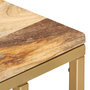 Voir la diapositive 5 : VIDAXL Table d'appoint 35x45x65 cm bois de manguier massif