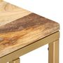 Voir la diapositive 5 : VIDAXL Table d'appoint 35x45x65 cm bois de manguier massif