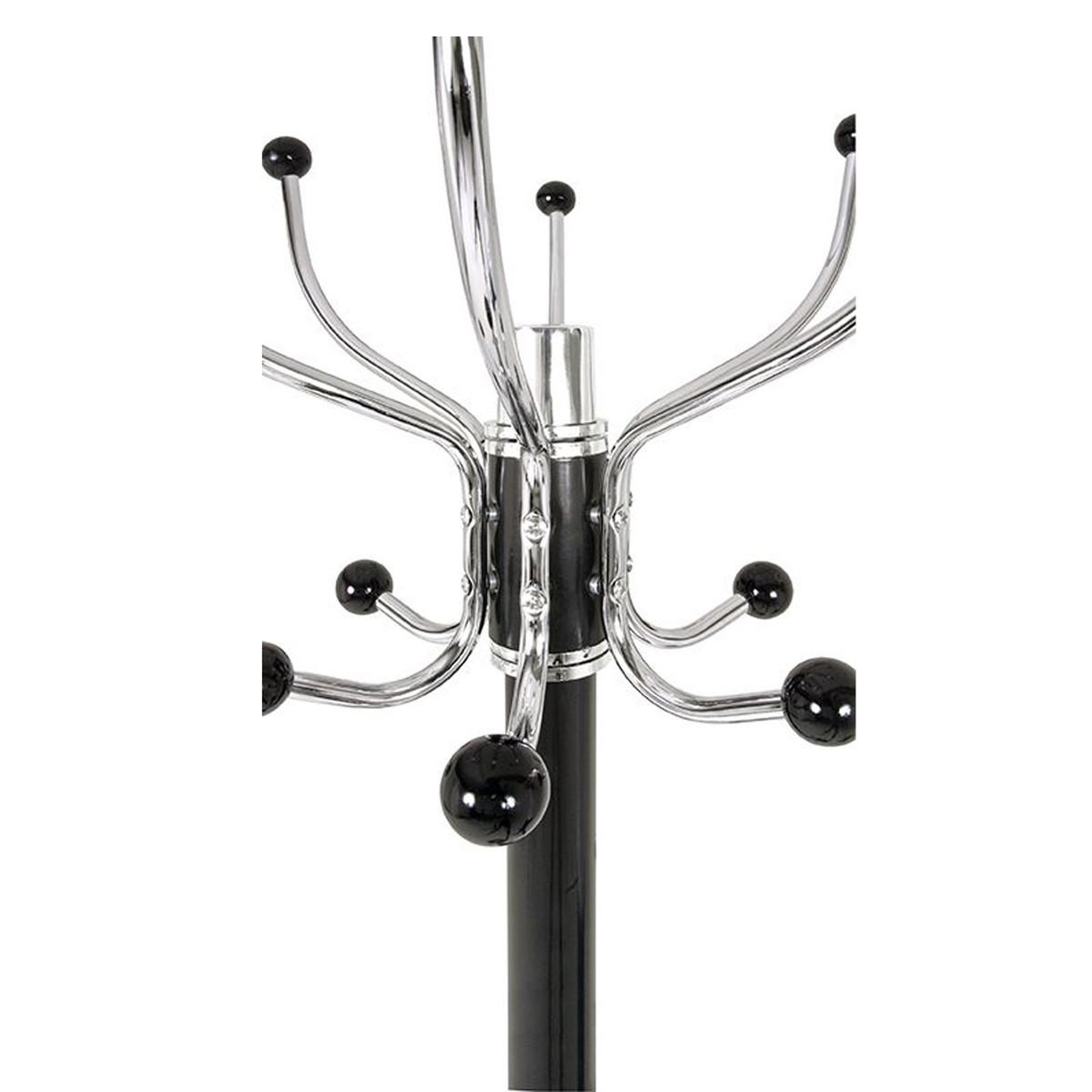 Voir la diapositive 2 : Paris Prix Porte-manteau design  vinty  176cm noir & chrome