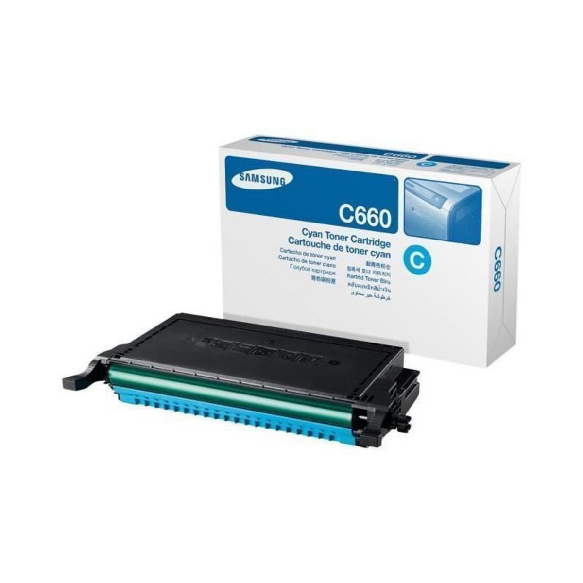 HP Cartouche de toner cyan haut rendement Samsung CLP-C660B ST885A pour CLP-610/CLP-660