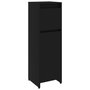 Voir la diapositive 2 : VIDAXL Armoire de salle de bain Noir 30x30x95 cm Bois d'ingenierie