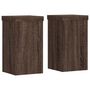 Voir la diapositive 2 : VIDAXL Supports pour plantes 2 pcs chene marron bois d'ingenierie