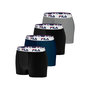 Voir la diapositive 1 : FILA Lot de 4 Boxers coton homme FU5016 Uni