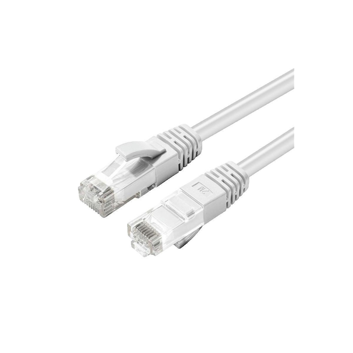 MCL SAMAR MICRO CABLE Câble réseau Microconnect Cat6 U/UTP blanc 30 mètres