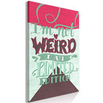 Paris Prix Tableau Imprimé  I'm Not Weird. Coloris disponibles : Multicolore