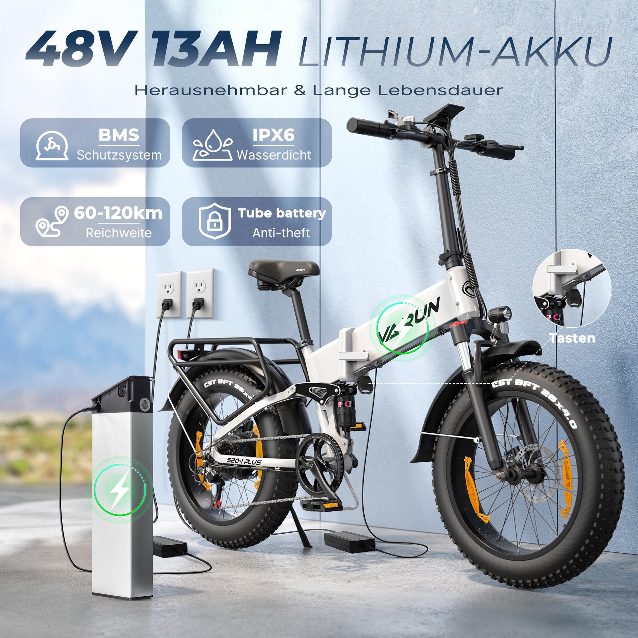 Voir la diapositive 5 : VARUN Vélo électrique pliant varun s20-2 20