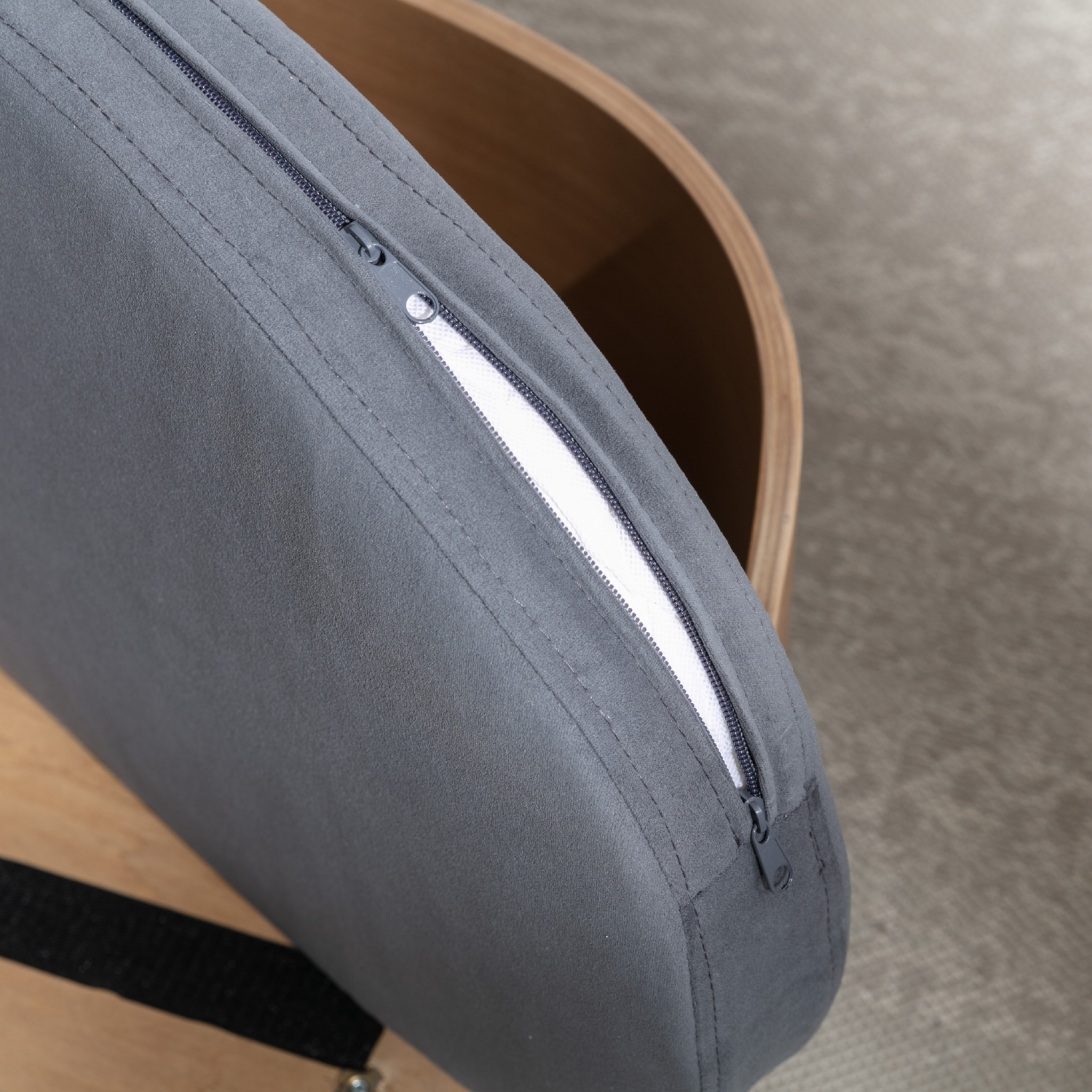 Voir la diapositive 6 : SWEEEK Panier pour chien et chat, lit pour animaux de compagnie, en bois
