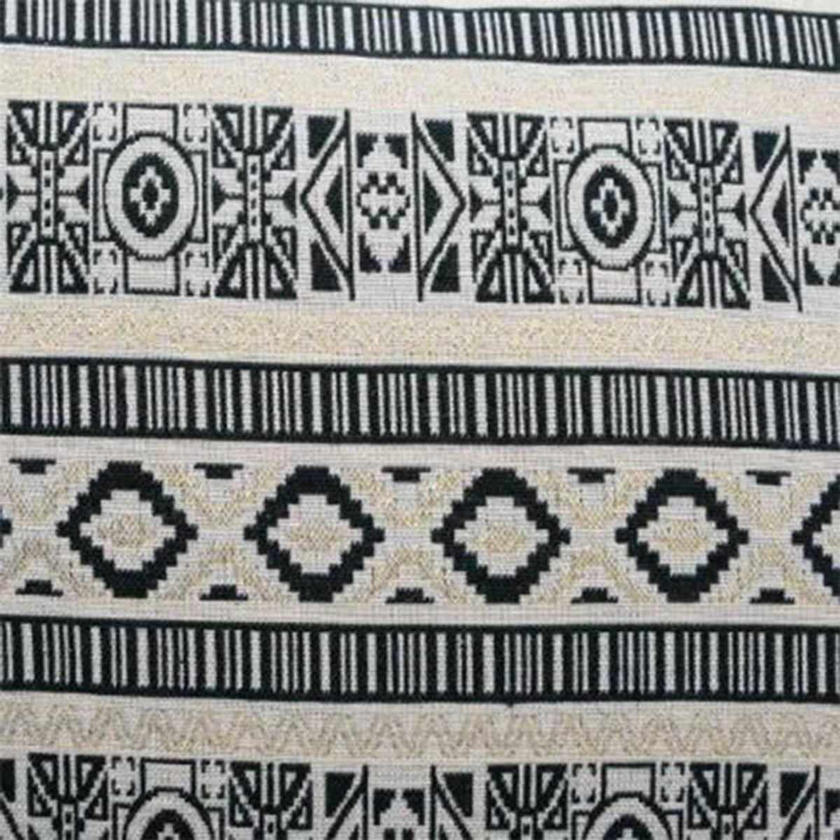 ATMOSPHERA Coussin Déco Déhoussable  Ethniko  40x40cm Vert