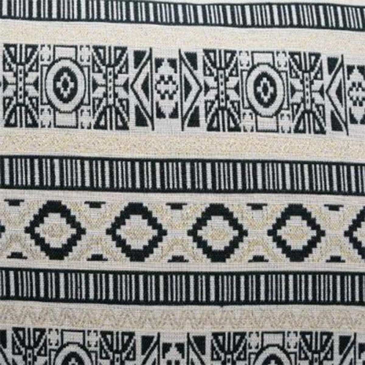 ATMOSPHERA Coussin Déco Déhoussable  Ethniko  40x40cm Vert