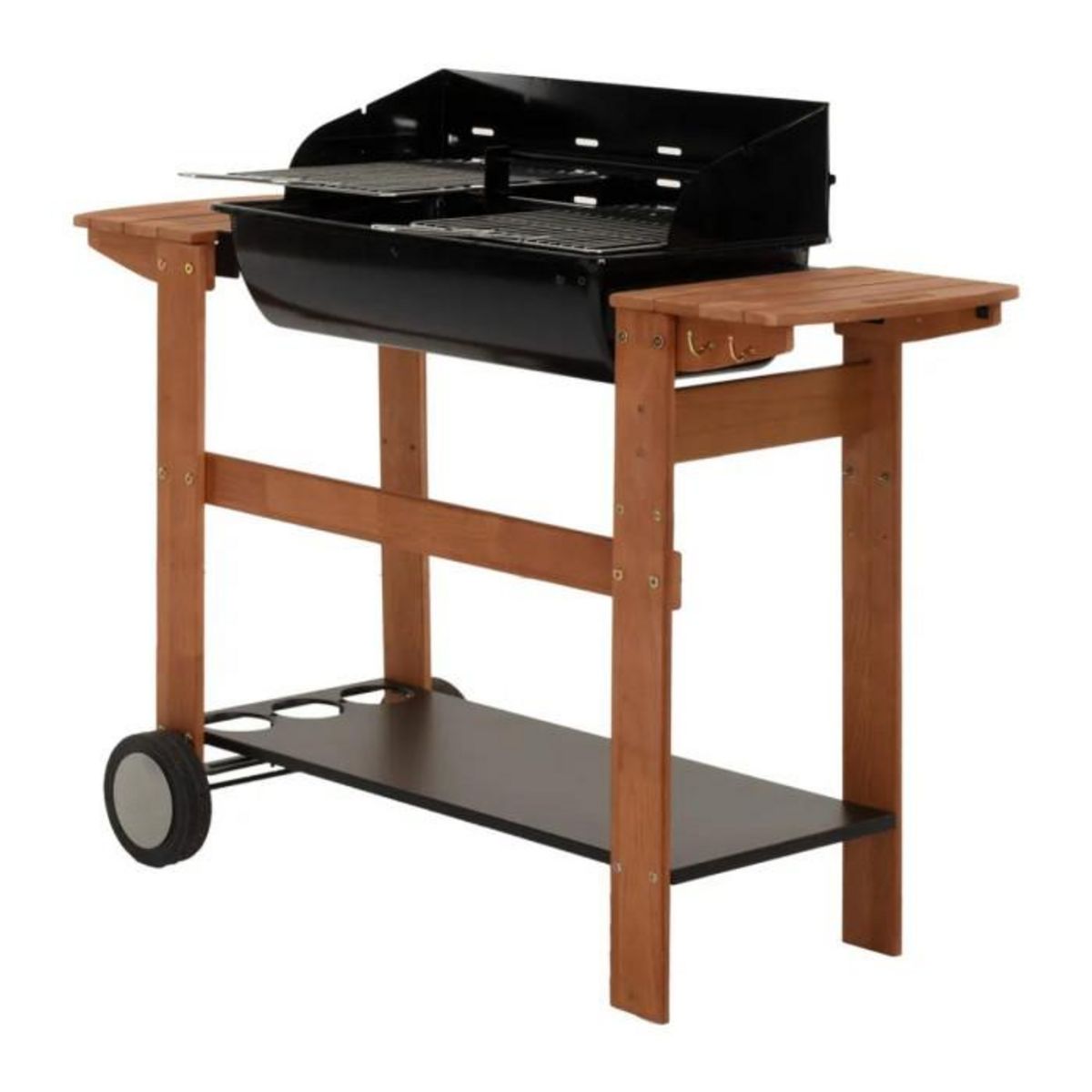 NEKA Barbecue au Charbon  Azur Pro  128cm Noir