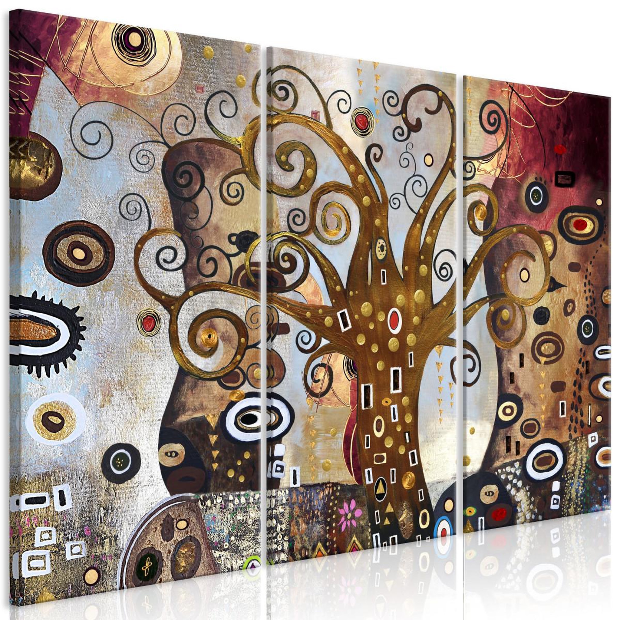Paris Prix Tableau imprimé 3 panneaux  joy of life. Coloris disponibles : Multicolore