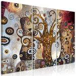 Paris Prix Tableau Imprimé 3 Panneaux  Joy of Life. Coloris disponibles : Multicolore