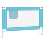 VIDAXL Barriere de securite de lit d'enfant Bleu 100x25 cm Tissu