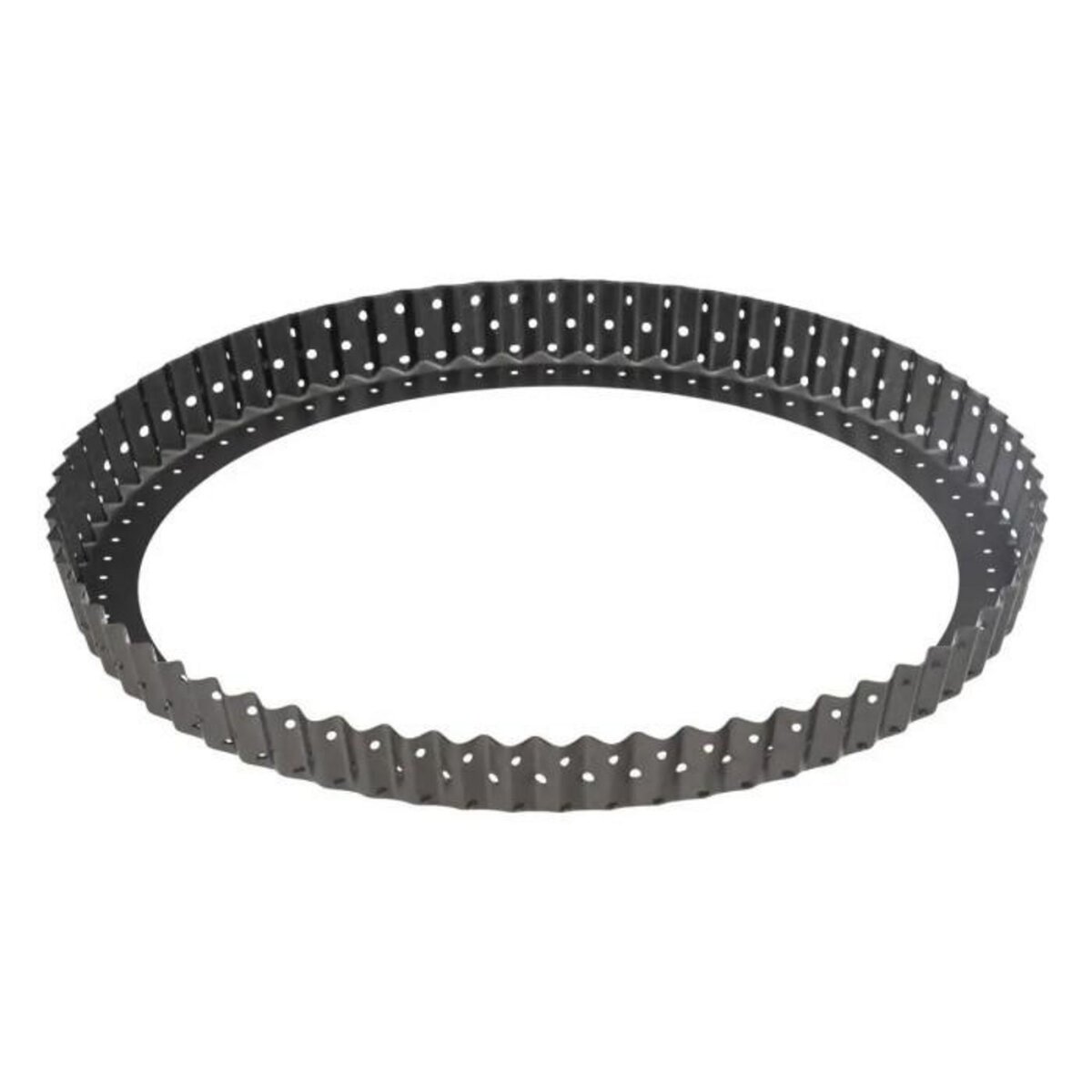 FIVE Lot de 2 Plats à Tarte  Fond Amovible  32cm Gris