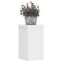 Voir la diapositive 3 : VIDAXL Supports pour plantes 2 pcs blanc 10x10x18 cm bois d'ingenierie