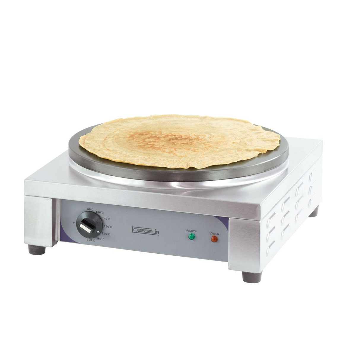 Casselin Crêpière carrée 2700w 40cm inox - ccc40e