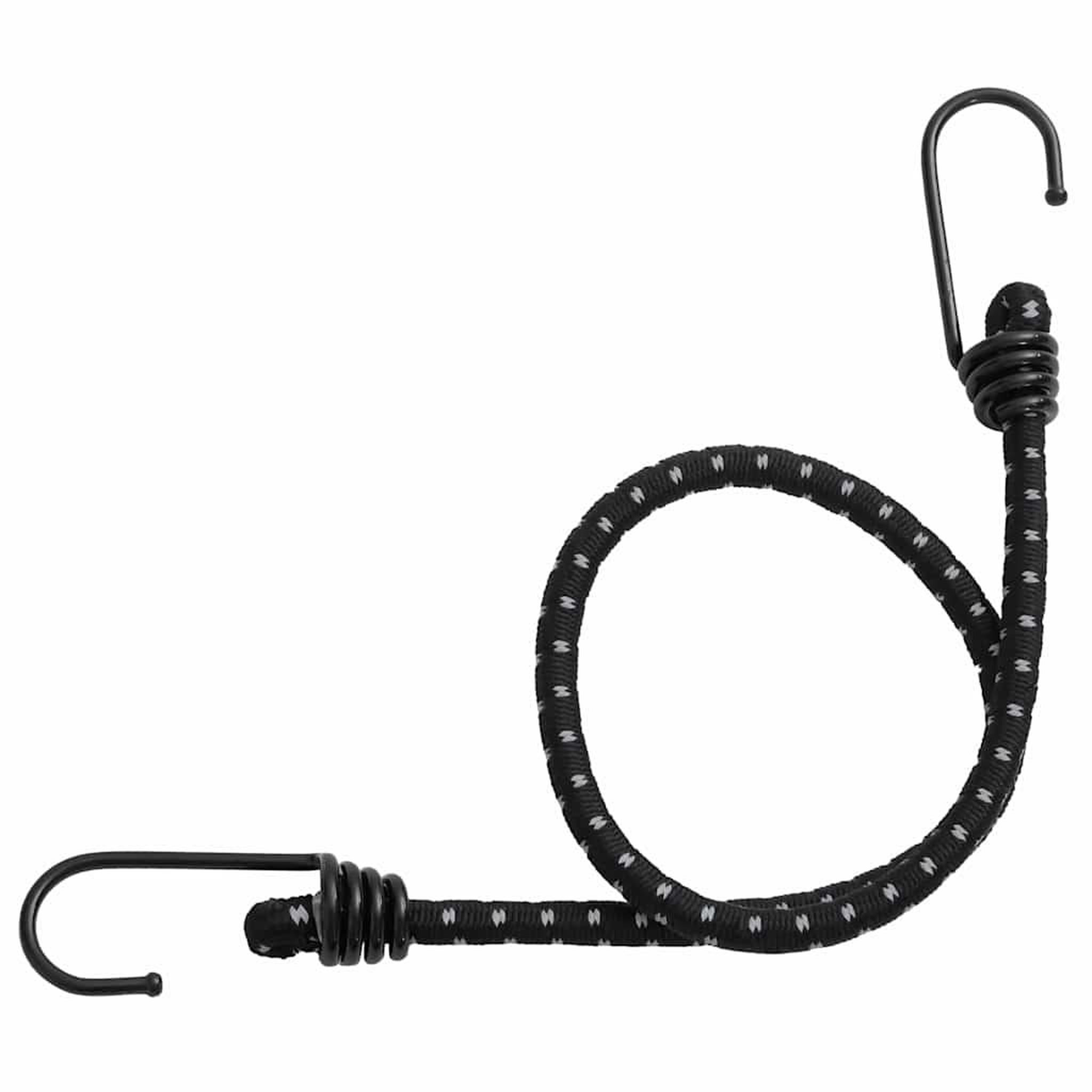 Voir la diapositive 3 : VIDAXL Cordes elastiques avec bandes reflechissantes et crochets 25pcs