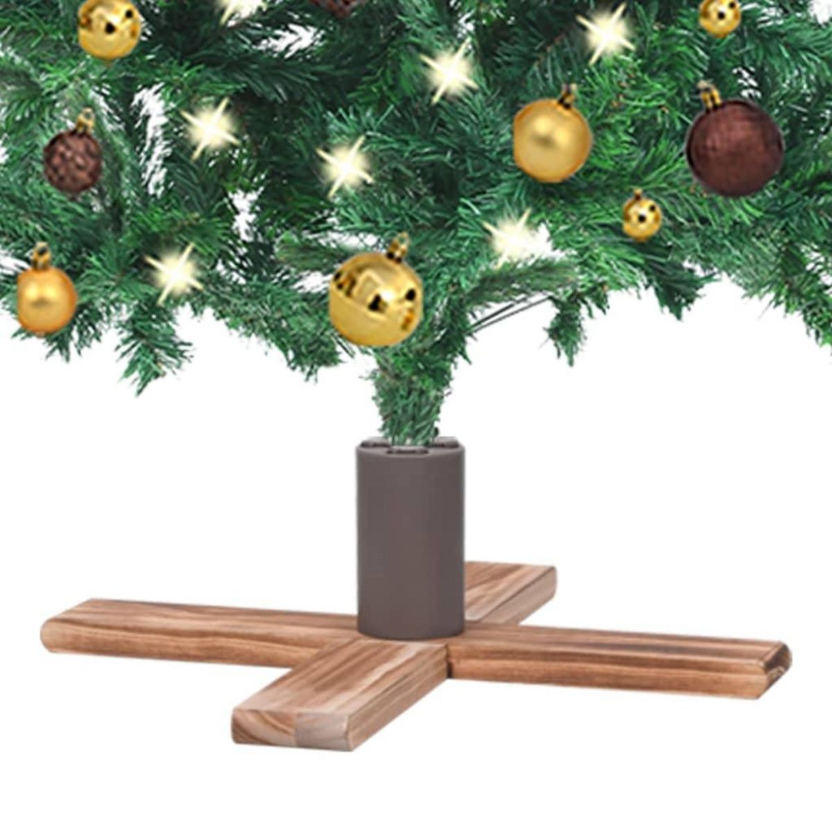 VIDAXL Support de sapin de Noël 54x54x16 cm