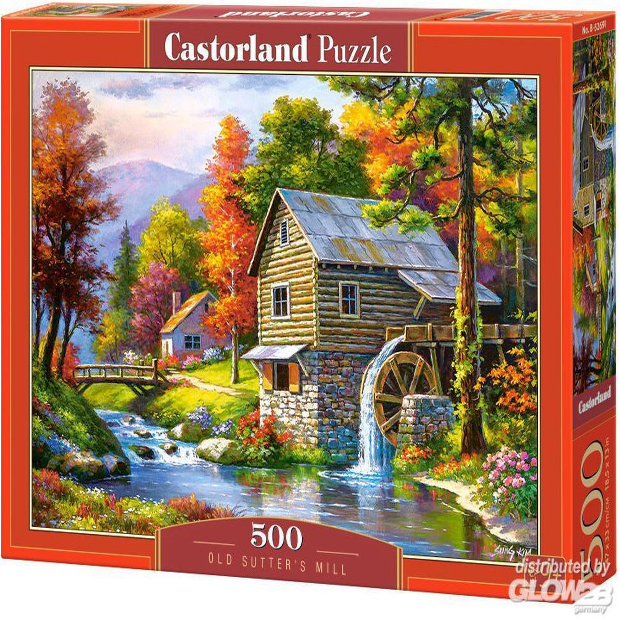 Voir la diapositive 3 : Castorland Puzzle 500 pièces : Vieux moulin