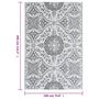 Voir la diapositive 6 : VIDAXL Tapis d'exterieur ARAKIL Gris clair 190x290 cm PP