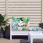 VIDAXL Coussins de palette lot de 3 multicolore tissu Oxford