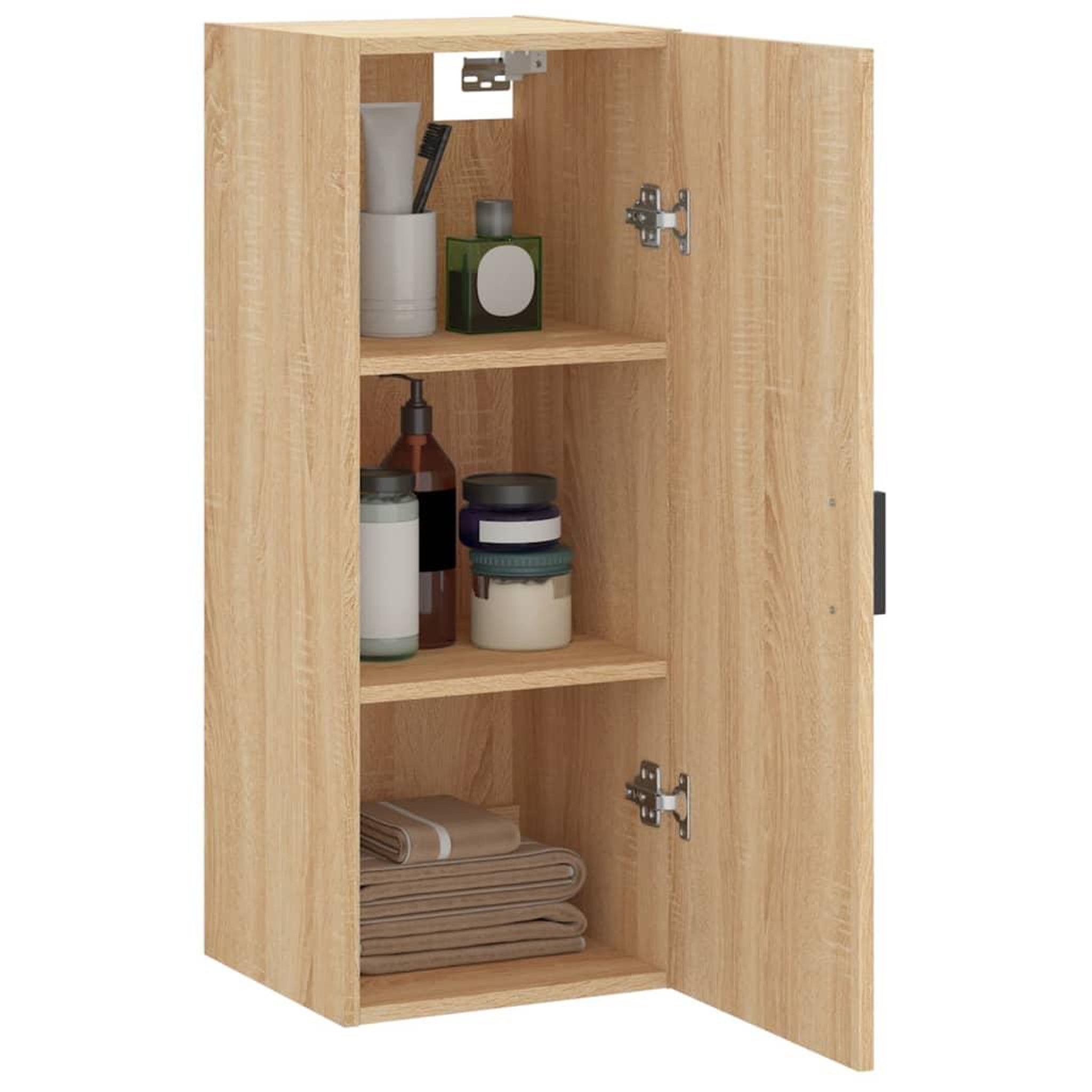 Voir la diapositive 5 : VIDAXL Armoire murale chene sonoma 34,5x34x90 cm