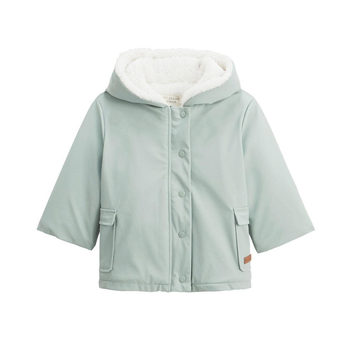 Petit Béguin Manteau enfant imperméable doublé sherpa Holamuchacha
