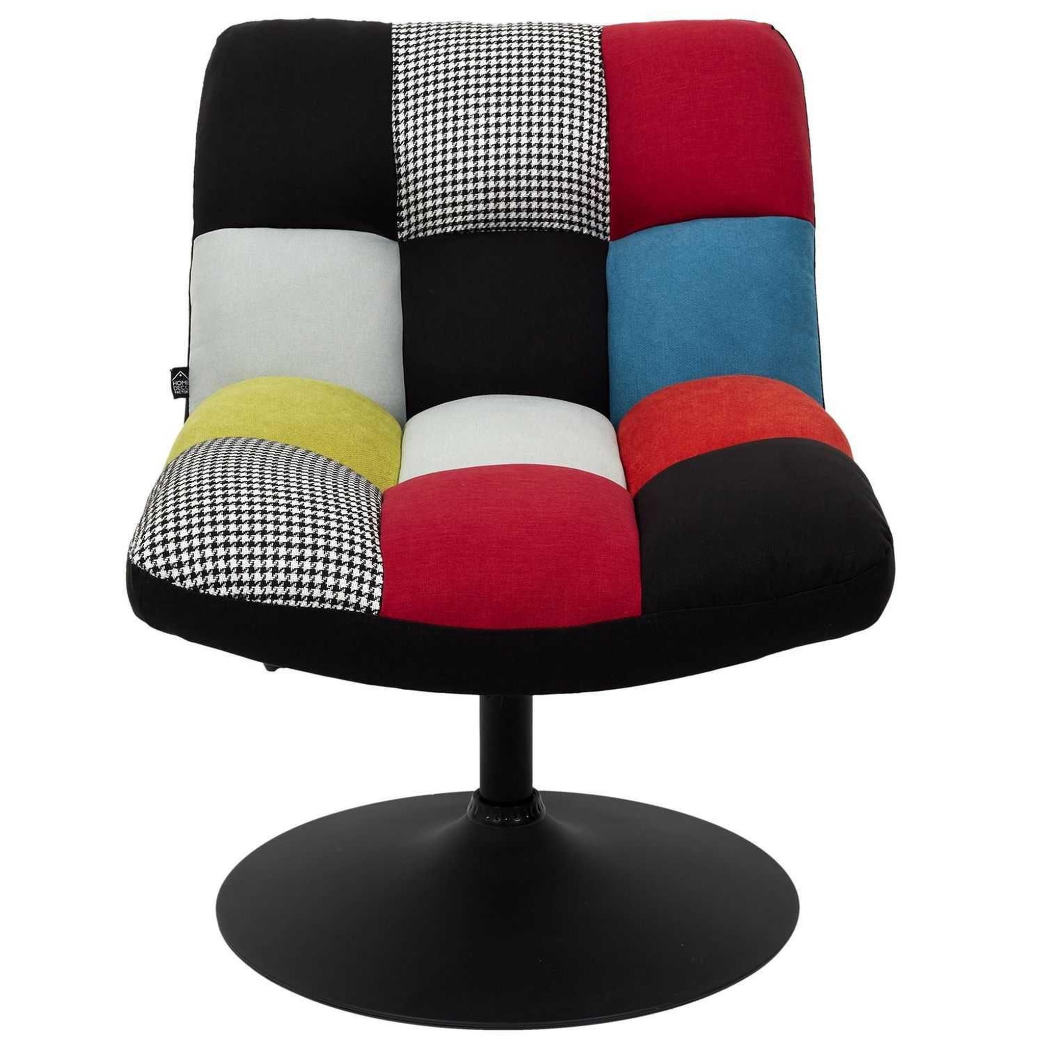 Voir la diapositive 3 : The Home Deco Factory Fauteuil de salon pivotant Askim