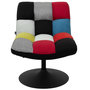 Voir la diapositive 3 : The Home Deco Factory Fauteuil de salon pivotant Askim