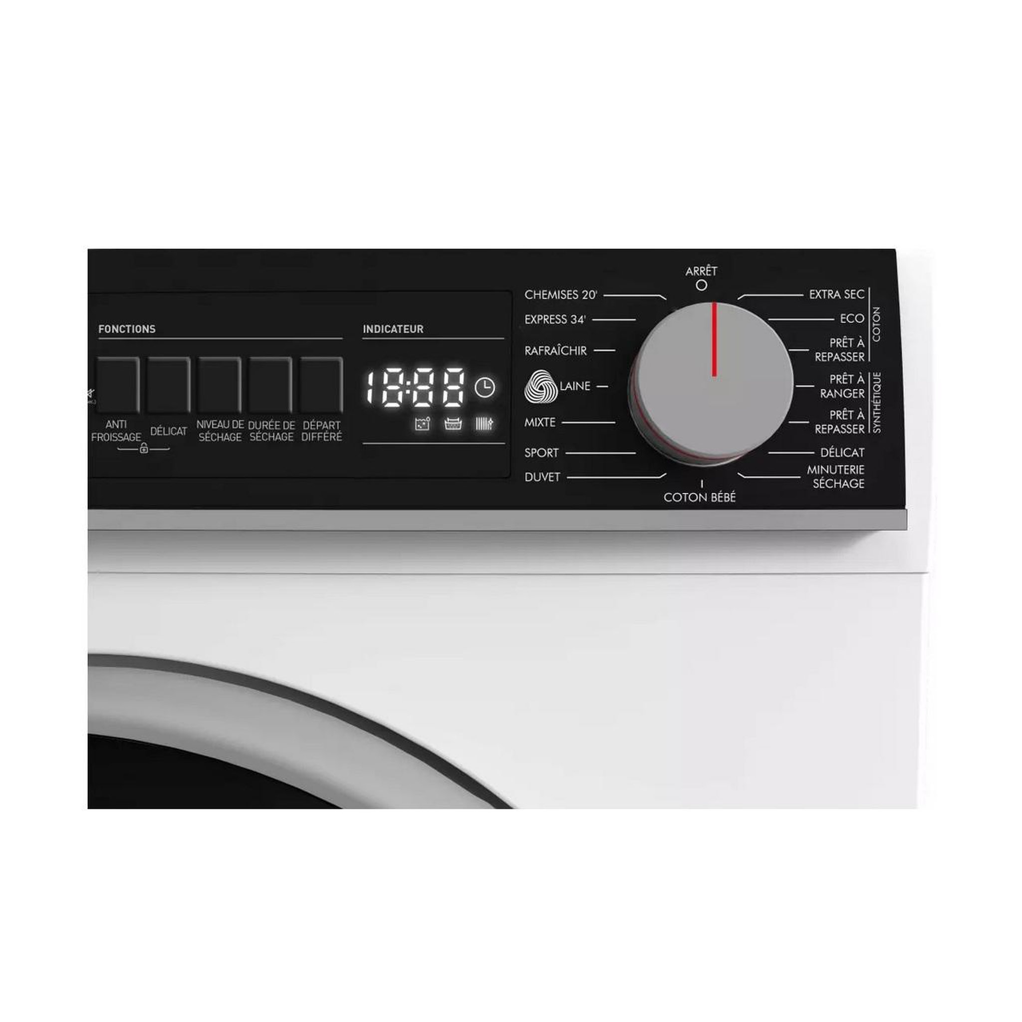 Voir la diapositive 5 : Sharp Sèche-linge pompe à chaleur 60cm 8kg - kdnhb8s7gwd