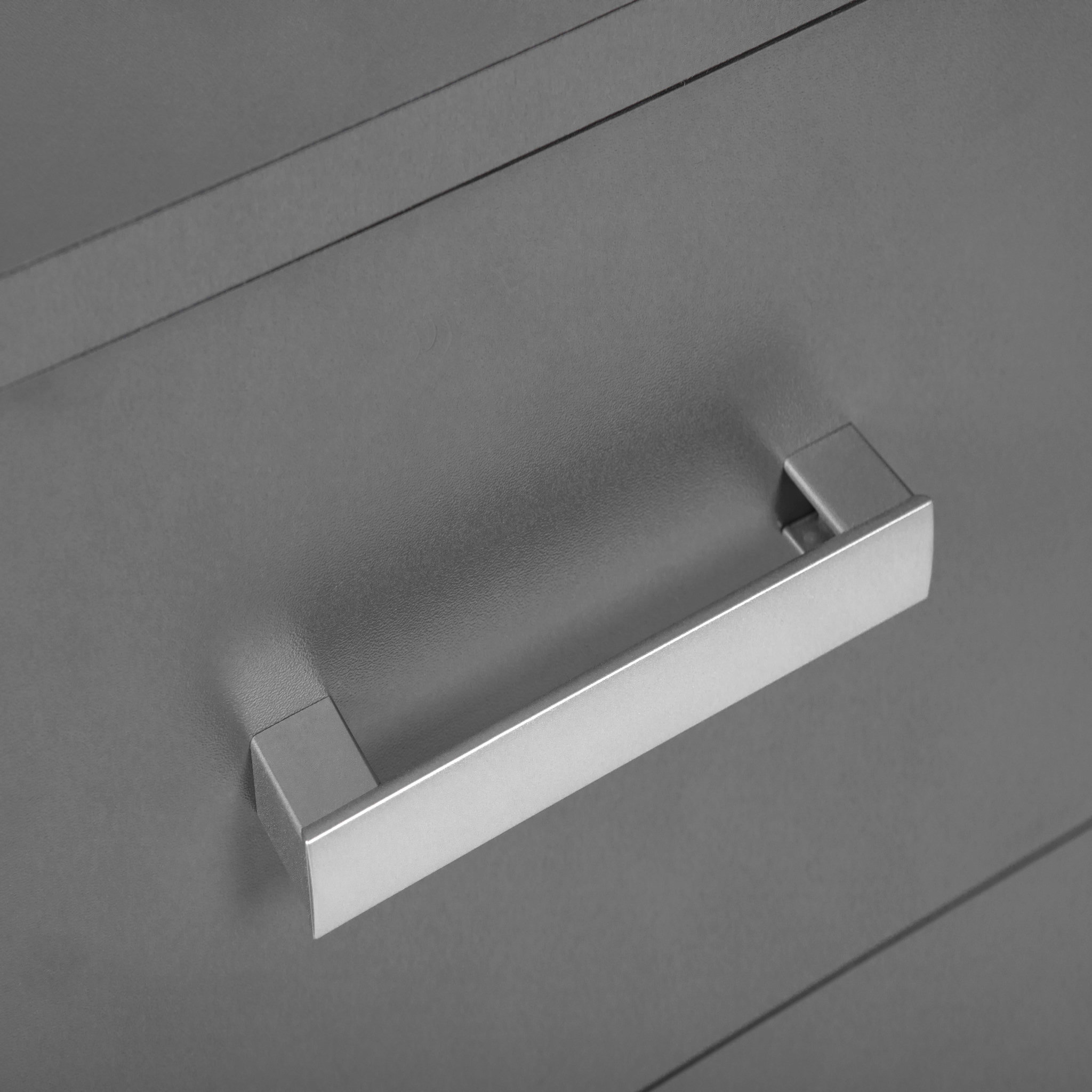 Voir la diapositive 4 : INTERLINK Table de nuit ELENZIO 2 Gris