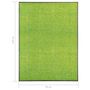 Voir la diapositive 6 : VIDAXL Paillasson lavable Vert 90x120 cm