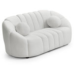 Paris Prix Canapé 2 places Bouclette  Spencer  162cm Blanc
