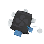 Sauter Kit extra plat VMC autoréglable à détection d'humidité Agalina SAUTER