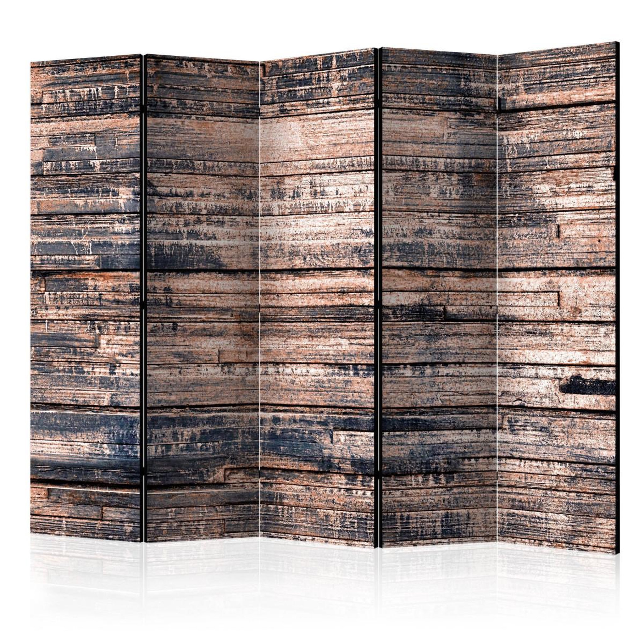 Paris Prix Paravent 5 volets  burnt boards  172x225cm