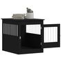 Voir la diapositive 5 : VIDAXL Meuble de cage pour chiens noir 64,5x80x71 cm bois d'ingenierie