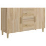 Voir la diapositive 2 : VIDAXL Buffet chene sonoma 100x36x60 cm bois d'ingenierie