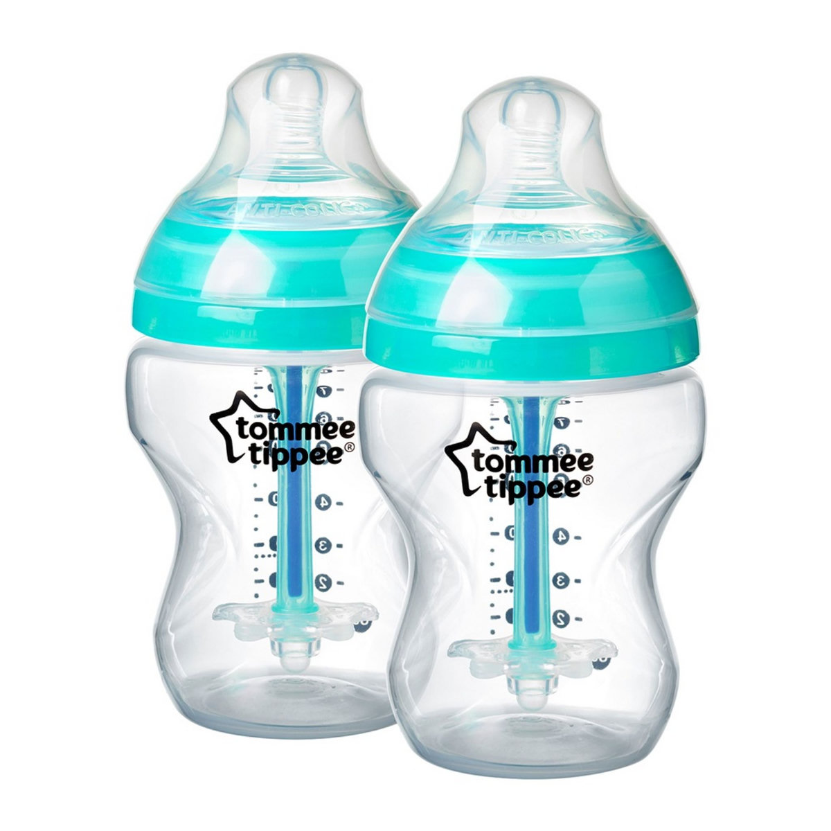TOMMEE TIPPEE Lot de 2 biberons anti-colique avancé 260ml
