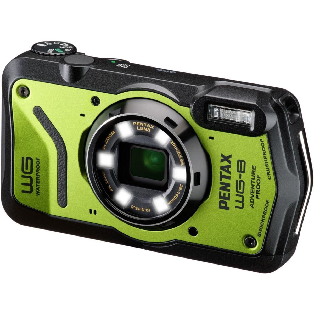 PENTAX Appareil photo Compact WG-8 Vert