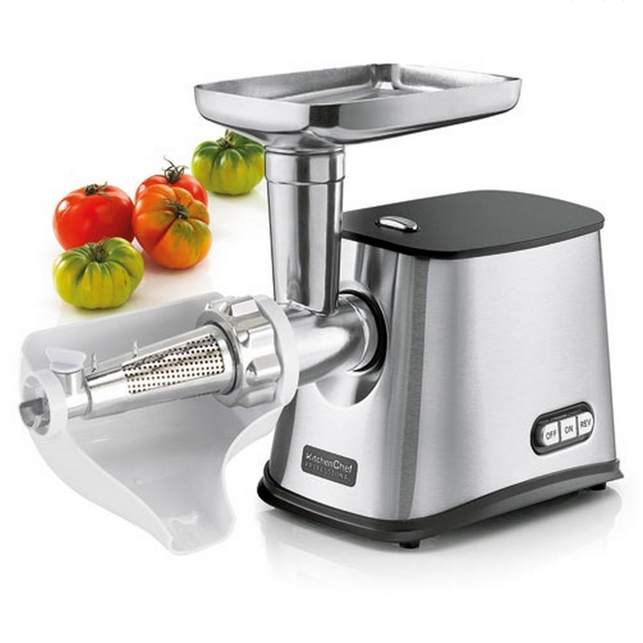 Voir la diapositive 2 : Kitchen chef Hachoir à viande multifonction 1200w - kcphr8ptl
