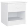 Voir la diapositive 2 : VIDAXL Table de chevet ALTA blanc 41x35x41 cm bois de pin massif