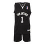 Voir la diapositive 1 : SPORTZONE San Antonio Ensemble de basket Noir Enfant Sport Zone