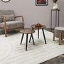 Voir la diapositive 2 : The Home Deco Factory Lot de 2 tables gigognes rondes acacia