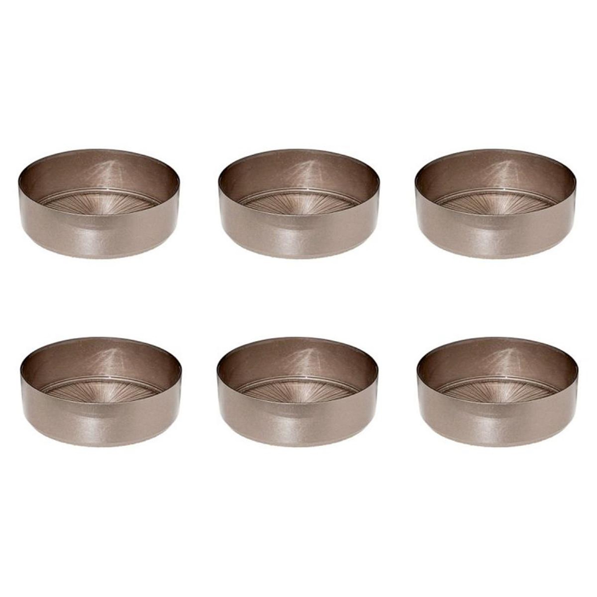 SECRET DE GOURMET Lot de 6 coupelles en verre  astra  15cm champagne