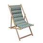 Voir la diapositive 2 : Jardin prive Transat JARDIN PRIVE Chilienne matelassée Prairie structure en bois massif
