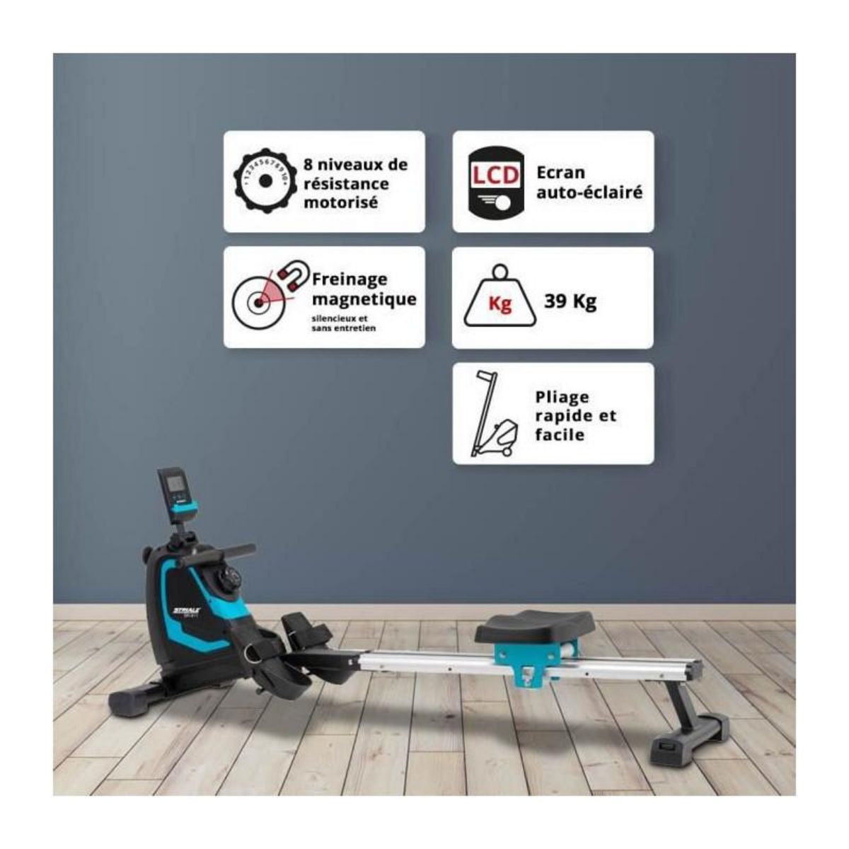 STRIALE Rameur STRIALE SR-911  Magnetique