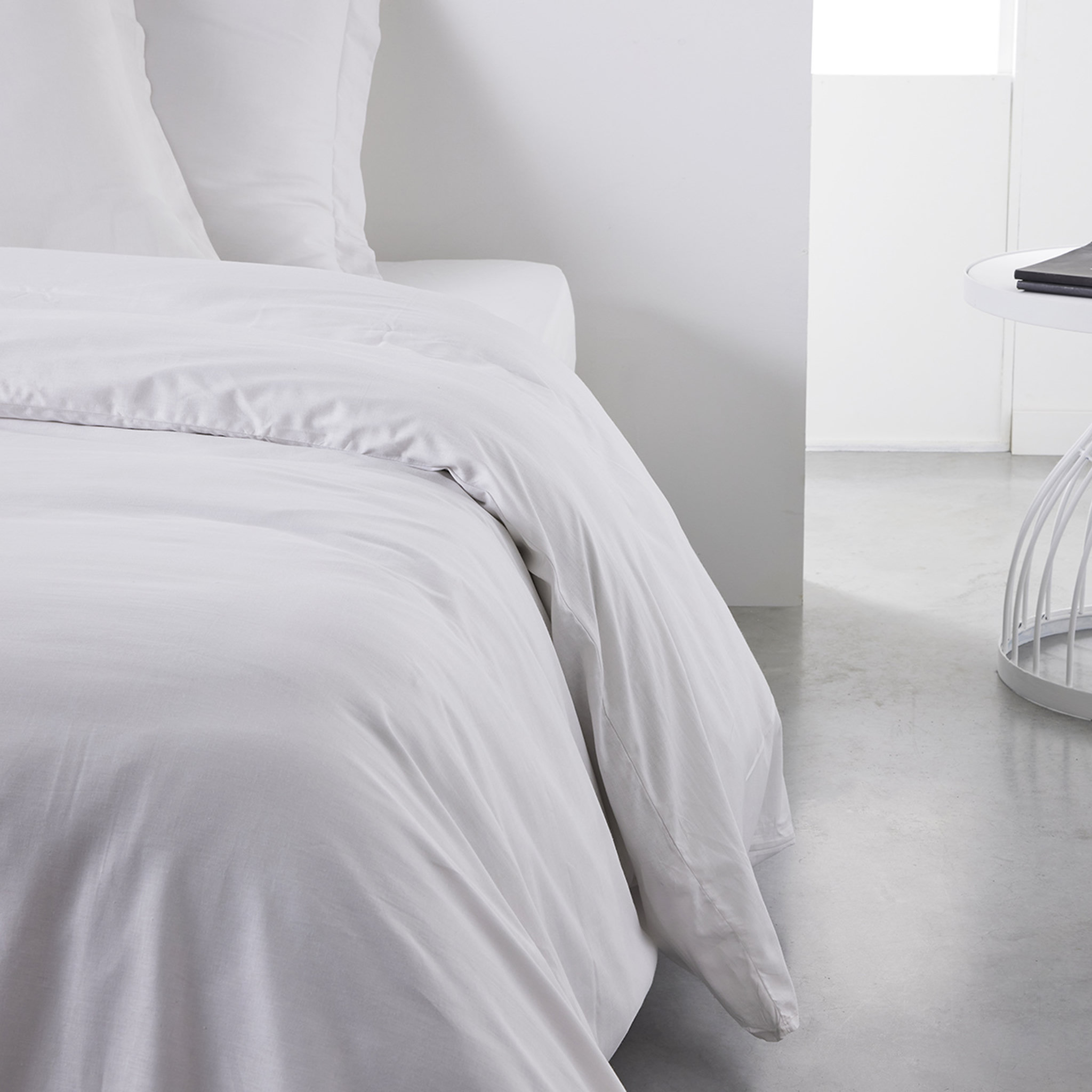 Voir la diapositive 3 : TODAY Housse de couette unie en Coton 57 fils ORGANIC 